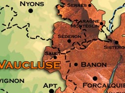 Carte AOC Banon